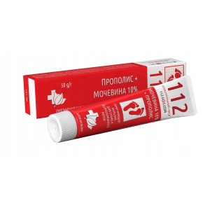 Balzamas suskeldėjusioms kojoms "112 su šlapalu 10 % ir propoliu" 50gr